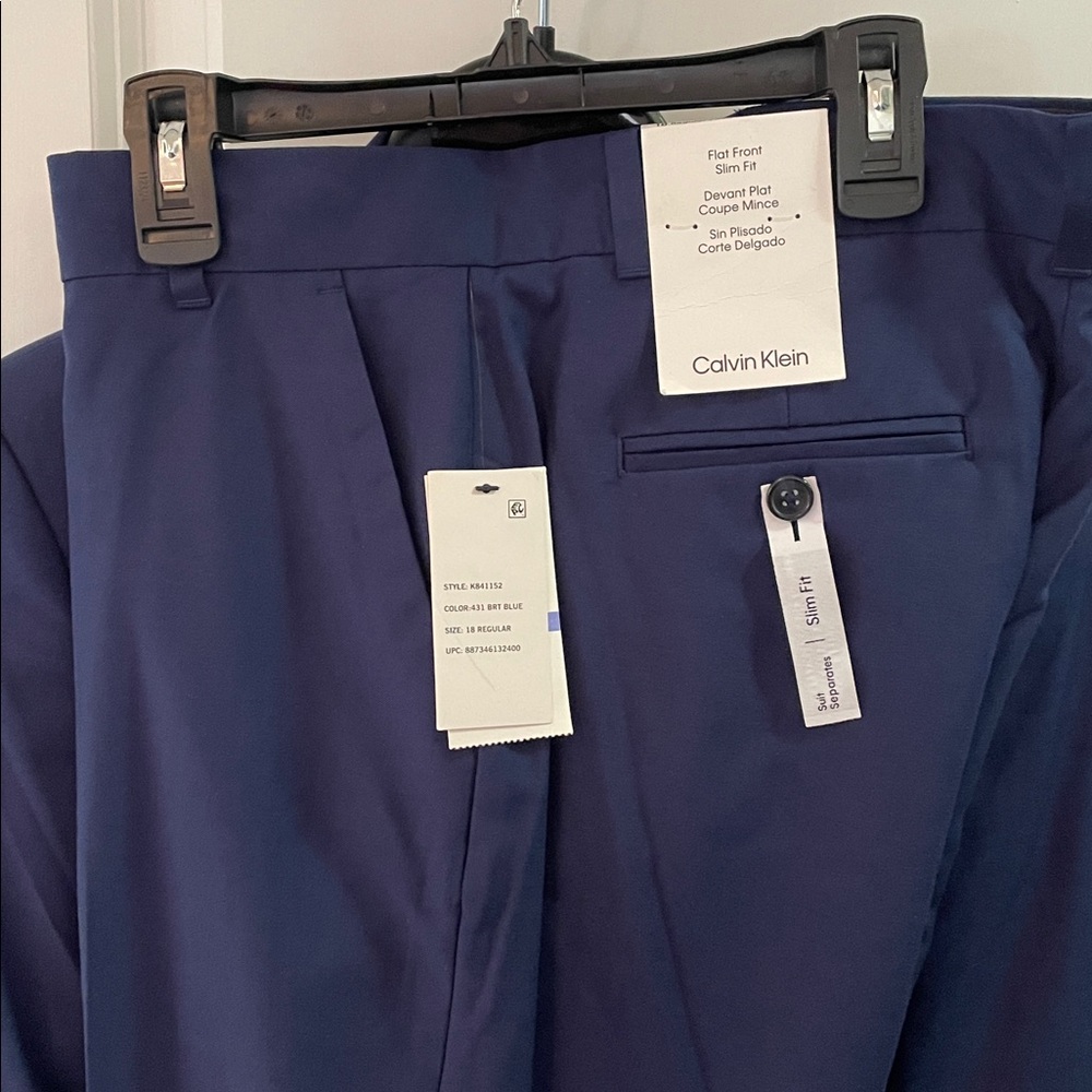 Calvin Klein Boy’s Navy Blue Suit - Picture 6 of 10